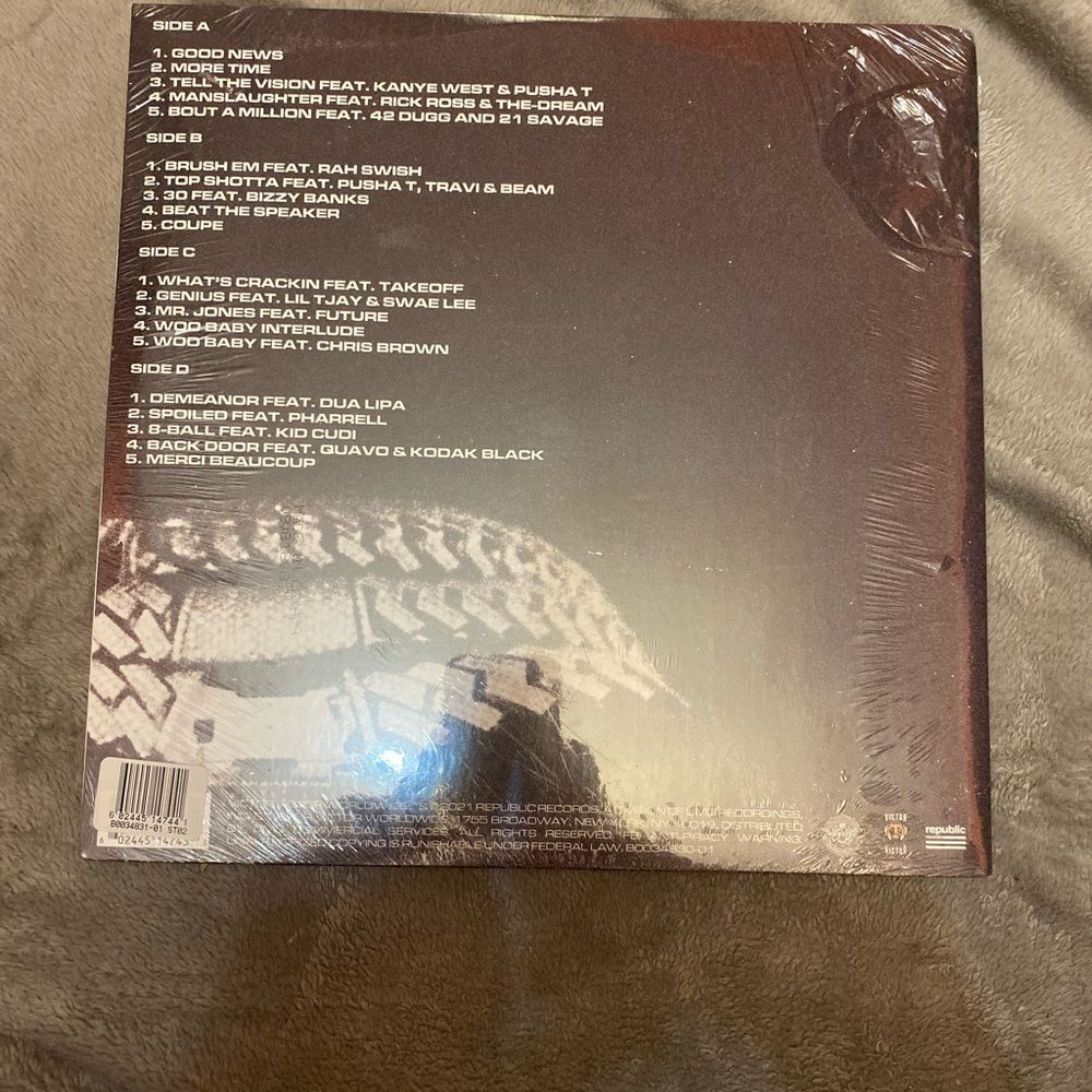 Pop Smoke Faith Album Brand New Sealed [2LP] Exclusive Blue Vinyl Set - Picture 4 of 8